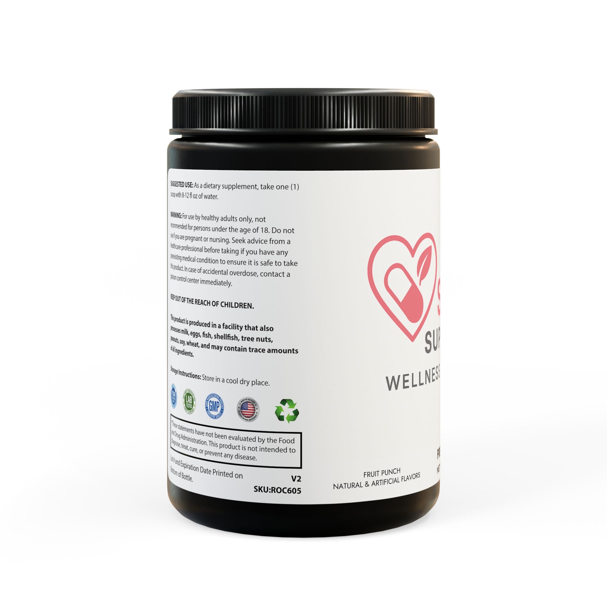Pre-Workout Supplement, Fruit Punch (204g, 7.1oz)